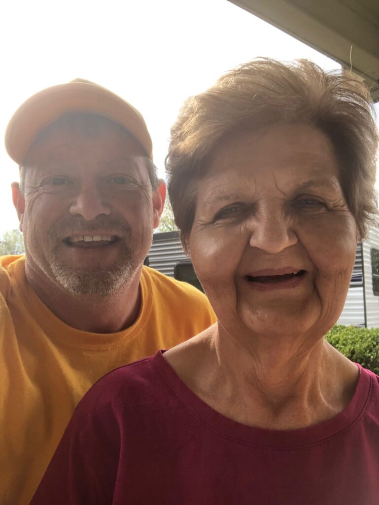 Pastor Sammy with Disaster Relief Recipient