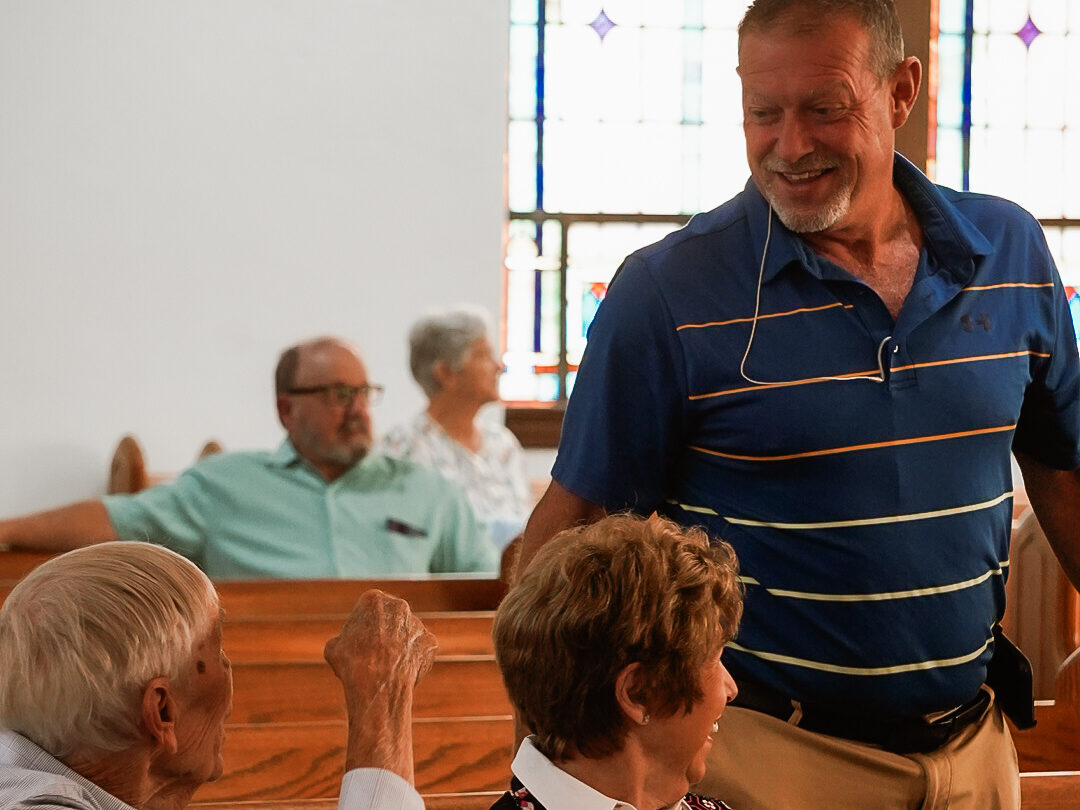 Pastor Sammy on Sunday morning