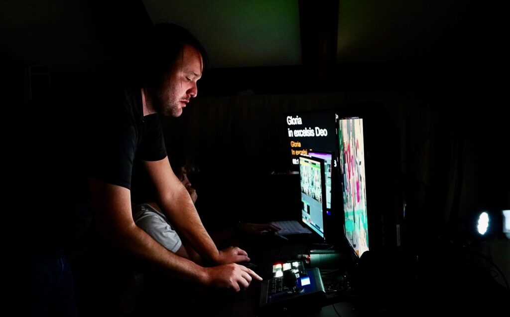 First Baptist Church-Mebane Director of Production Dakoda Black on sound