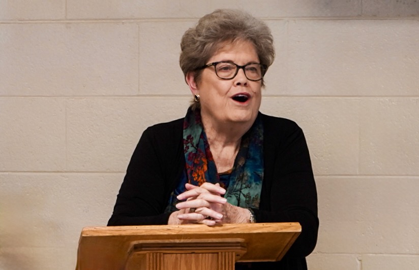 JOY Group senior ministry meeting being led by Nita Parnell