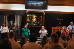 First Baptist Church Mebane Sunday morning service for anyone back at church