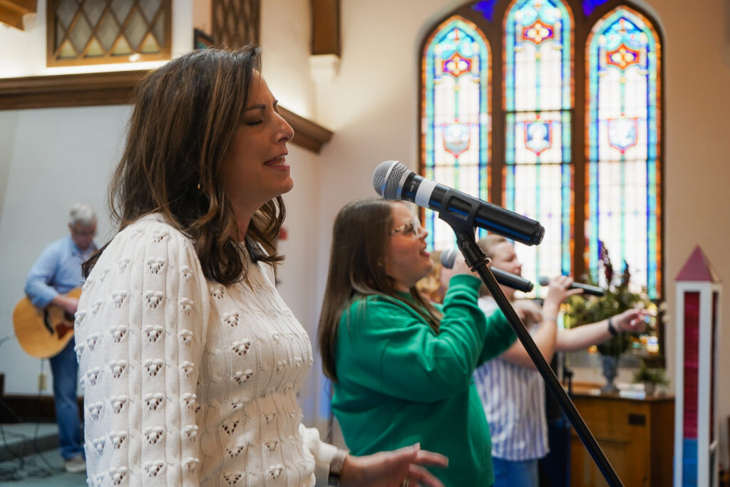 Sunday morning worship team
