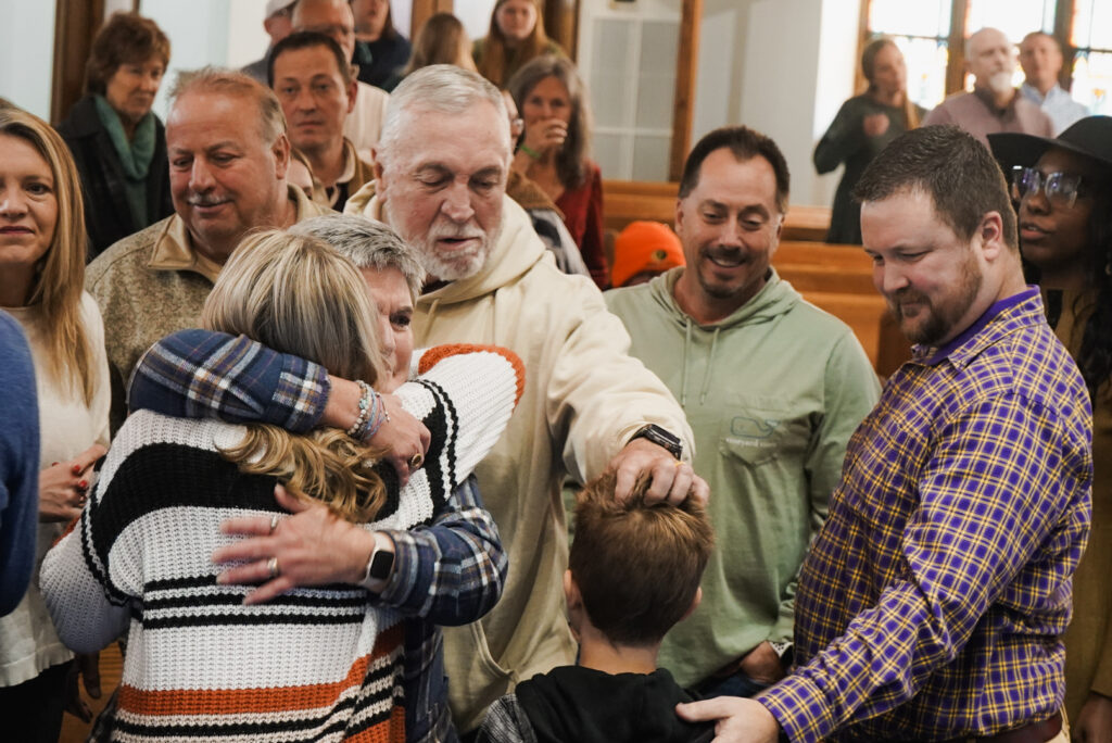 Fellowship and encouragement when back at church